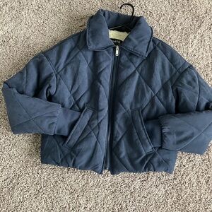 Quilted Blue Kids Jacket
